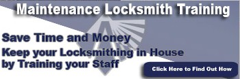 Maintenance Locksmith Training Banner